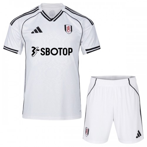 Dječji Dresovi Fulham FC Domaći 2025-26 - Kratki Rukavima Dječji Dresovi Fulham FC Domaći 2025-26 - Kratki Rukavima